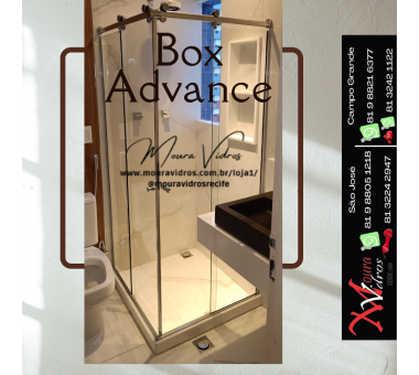 BOX ADVANCE / ELEGANCE VIDRO TEMPERADO